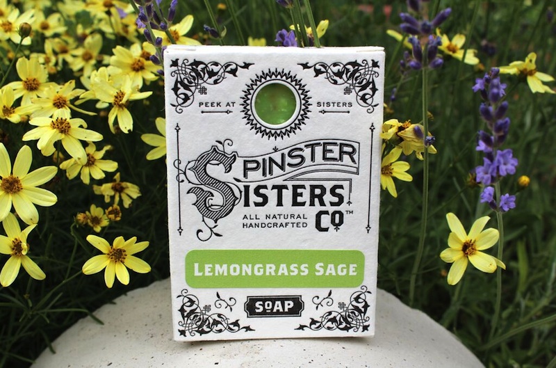 spinster sisters soap handmade soap stand